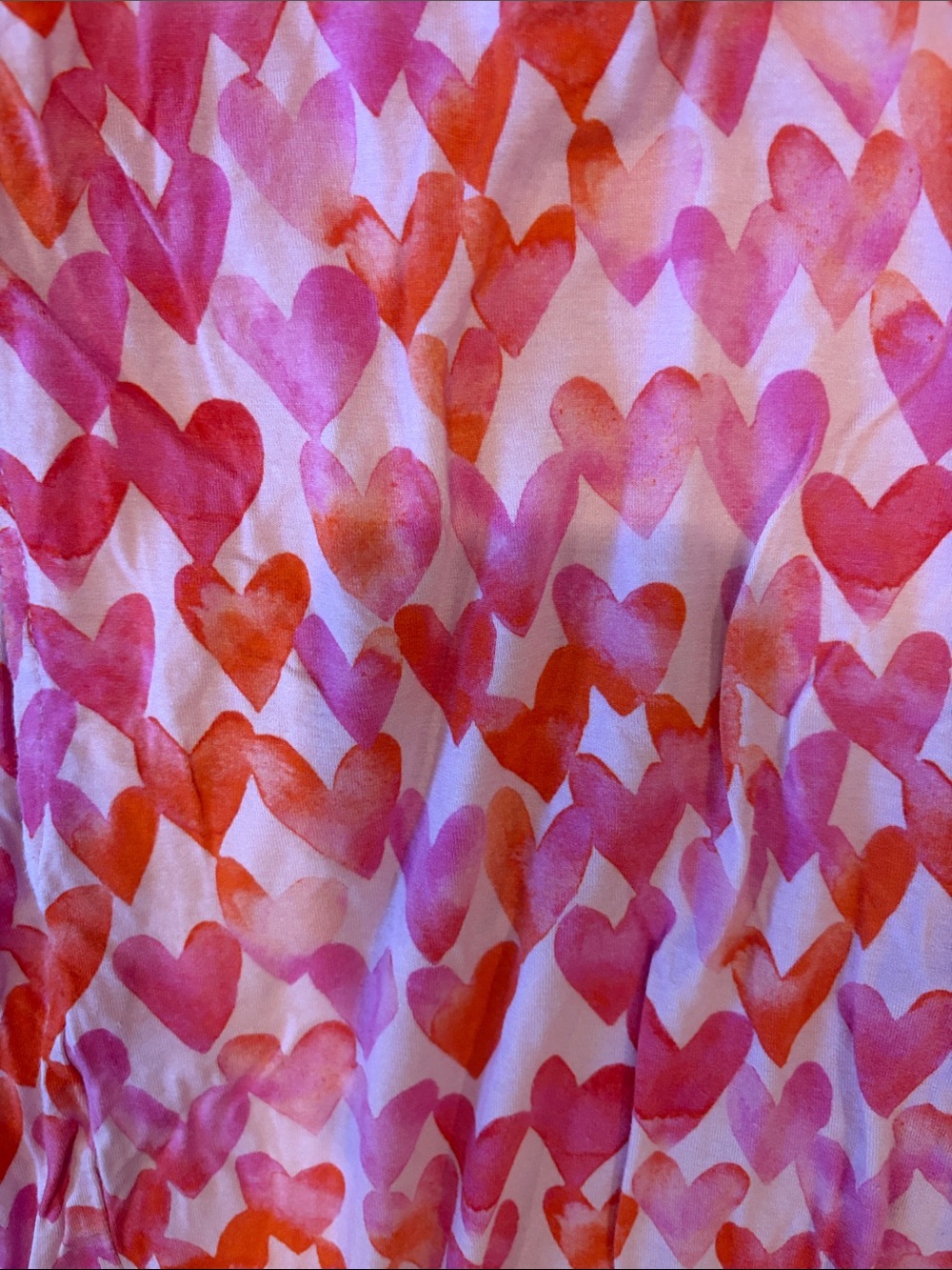 Little Sleepies Pink & Red Heart-Print Joggers - Picture 3 of 3
